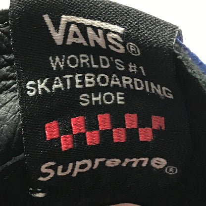 【中古品】【レディース】 VANS バンズ ×SUPREME シュプリーム SKATE GROSSO MID VN0A5KS15YE スケート グロッソ ミッド スニーカー 靴 166-260427-na-07-tagh サイズ：23.5cm US 5.5 カラー：ROYAL/WHITE 万代Net店