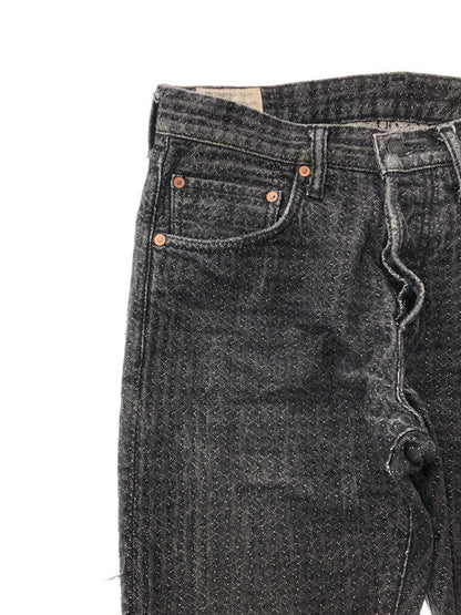 【中古品】【メンズ】 STUDIO D'ARTISAN ステュディオ ダ・ルチザン SASHIKO DENIM JEANS D1854 サシコ デニム ジーンズ ボトムス 156-260426-rt-18-tagh サイズ：31 カラー：グレー 万代Net店