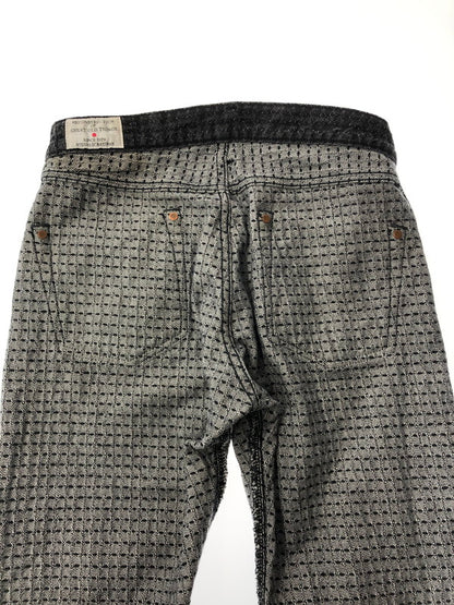 【中古品】【メンズ】 STUDIO D'ARTISAN ステュディオ ダ・ルチザン SASHIKO DENIM JEANS D1854 サシコ デニム ジーンズ ボトムス 156-260426-rt-18-tagh サイズ：31 カラー：グレー 万代Net店
