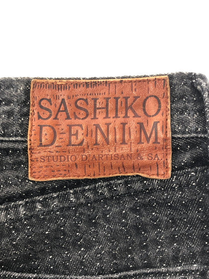 【中古品】【メンズ】 STUDIO D'ARTISAN ステュディオ ダ・ルチザン SASHIKO DENIM JEANS D1854 サシコ デニム ジーンズ ボトムス 156-260426-rt-18-tagh サイズ：31 カラー：グレー 万代Net店