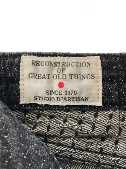 【中古品】【メンズ】 STUDIO D'ARTISAN ステュディオ ダ・ルチザン SASHIKO DENIM JEANS D1854 サシコ デニム ジーンズ ボトムス 156-260426-rt-18-tagh サイズ：31 カラー：グレー 万代Net店