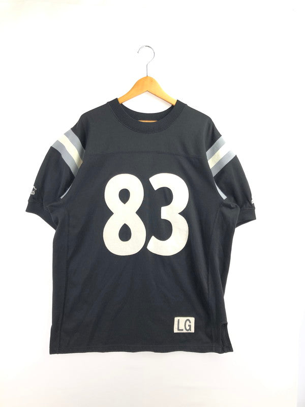 【中古品】【メンズ】 STARTER スターター 00's NUMBERING FOOTBALL T-SHIRT 2000年代 ナンバリング フットボール Tシャツ トップス 146-260505-rt-03-tag サイズ：L カラー：ブラック 万代Net店