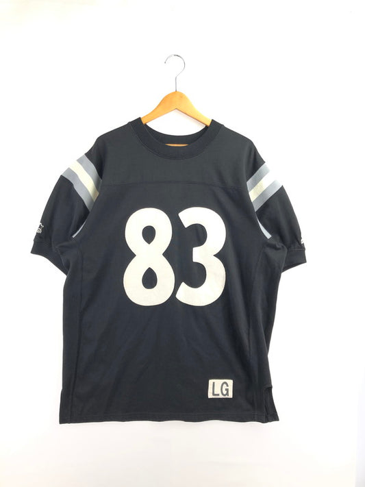 【中古品】【メンズ】 STARTER スターター 00's NUMBERING FOOTBALL T-SHIRT 2000年代 ナンバリング フットボール Tシャツ トップス 146-260505-rt-03-tag サイズ：L カラー：ブラック 万代Net店
