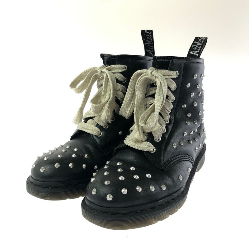 【中古品】【メンズ】 Dr.Martens ドクターマーチン STUDS 8EYE BOOT スタッズ 8ホール ブーツ 靴 164-260507-na-17-tag サイズ：UK 7 カラー：BLACK 万代Net店