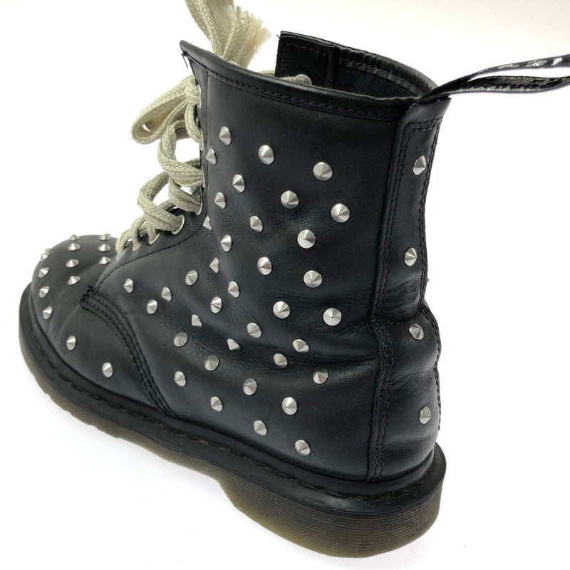 【中古品】【メンズ】 Dr.Martens ドクターマーチン STUDS 8EYE BOOT スタッズ 8ホール ブーツ 靴 164-260507-na-17-tag サイズ：UK 7 カラー：BLACK 万代Net店