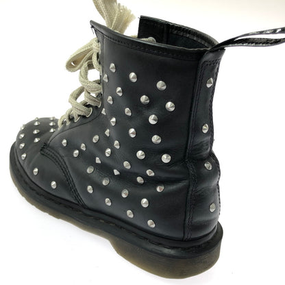 【中古品】【メンズ】 Dr.Martens ドクターマーチン STUDS 8EYE BOOT スタッズ 8ホール ブーツ 靴 164-260507-na-17-tag サイズ：UK 7 カラー：BLACK 万代Net店