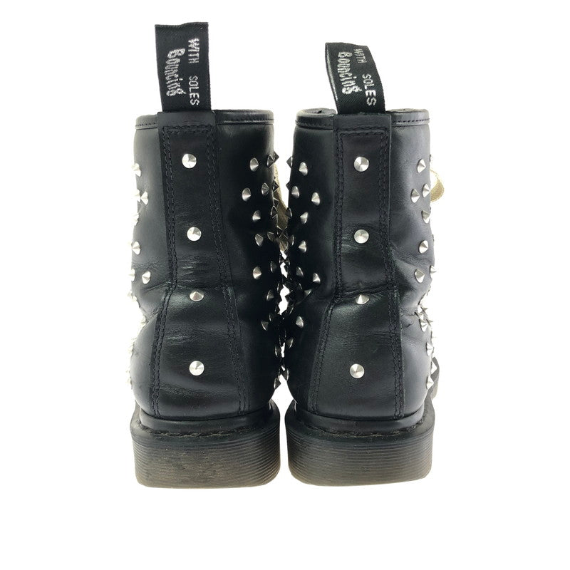 【中古品】【メンズ】 Dr.Martens ドクターマーチン STUDS 8EYE BOOT スタッズ 8ホール ブーツ 靴 164-260507-na-17-tag サイズ：UK 7 カラー：BLACK 万代Net店