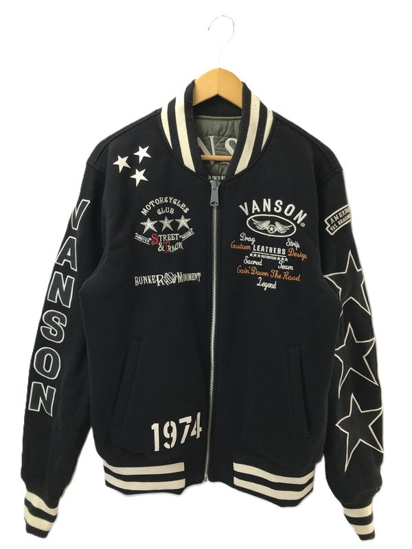 【中古品】【メンズ】 VANSON バンソン REVERSIBLE QUILTING JACKET リバーシブル キルティング ジャケット アウター 145-260425-rt-06-tagh サイズ：L カラー：ブラック/カーキ 万代Net店