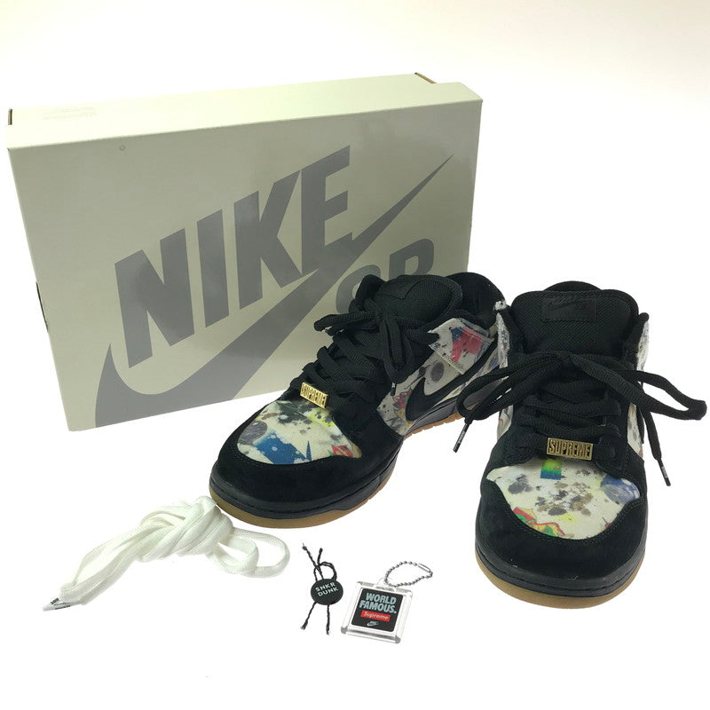 【中古品】【メンズ】 NIKE SB ナイキエスビー × SUPREME シュプリーム DUNK LOW OG QS FD8778-001 ダンク ロー スニーカー 靴 160-260427-na-04-tagh サイズ：28cm US 10 カラー：BLACK/BLACK-MULTI 万代Net店