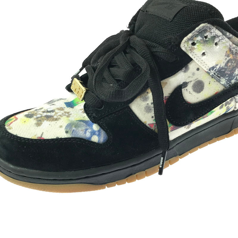 【中古品】【メンズ】 NIKE SB ナイキエスビー × SUPREME シュプリーム DUNK LOW OG QS FD8778-001 ダンク ロー スニーカー 靴 160-260427-na-04-tagh サイズ：28cm US 10 カラー：BLACK/BLACK-MULTI 万代Net店