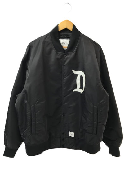 【中古品】【メンズ】 WTAPS ダブルタップス 23SS TEAM JACKET NYLON.TWILL.DSQD 231TQDT-JKM01 チームジャケット ナイロンツイル アウター 142-260425-rt-01-tagh サイズ：3 カラー：ブラック 万代Net店
