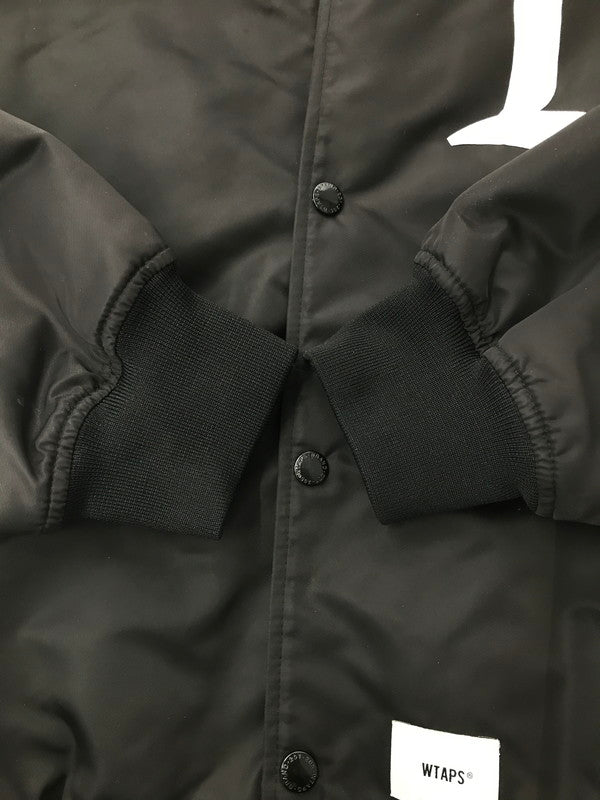 【中古品】【メンズ】 WTAPS ダブルタップス 23SS TEAM JACKET NYLON.TWILL.DSQD 231TQDT-JKM01 チームジャケット ナイロンツイル アウター 142-260425-rt-01-tagh サイズ：3 カラー：ブラック 万代Net店