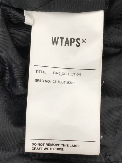 【中古品】【メンズ】 WTAPS ダブルタップス 23SS TEAM JACKET NYLON.TWILL.DSQD 231TQDT-JKM01 チームジャケット ナイロンツイル アウター 142-260425-rt-01-tagh サイズ：3 カラー：ブラック 万代Net店