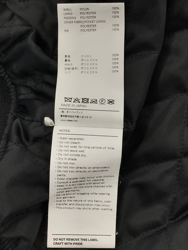【中古品】【メンズ】 WTAPS ダブルタップス 23SS TEAM JACKET NYLON.TWILL.DSQD 231TQDT-JKM01 チームジャケット ナイロンツイル アウター 142-260425-rt-01-tagh サイズ：3 カラー：ブラック 万代Net店