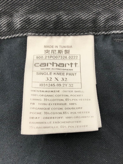 【中古品】【メンズ】 CARHARTT WIP カーハート ワークインプログレス SINGLE KNEE PANT I031245 シングルニー パンツ ボトムス 153-260426-rt-11-tagh サイズ：32×32 カラー：ブラック 万代Net店