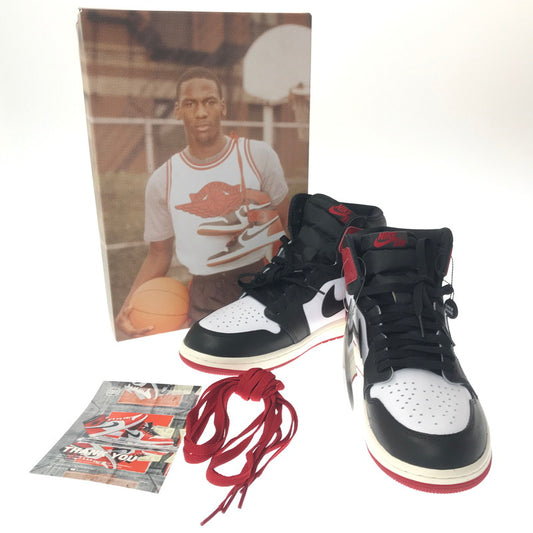 【中古品】【メンズ】 NIKE ナイキ AIR JORDAN 1 RETRO HIGH OG DZ5485-106 エア ジョーダン 1 レトロ ハイ オリジナル スニーカー 靴 160-260430-yy-02-tag サイズ：27cm/US9 カラー："BLACK TOE" WHITE/BLACK-VARSITY RED-SAIL 万代Net店