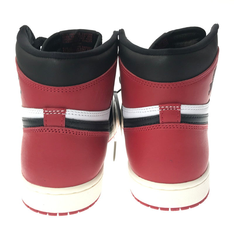 【中古品】【メンズ】 NIKE ナイキ AIR JORDAN 1 RETRO HIGH OG DZ5485-106 エア ジョーダン 1 レトロ ハイ オリジナル スニーカー 靴 160-260430-yy-02-tag サイズ：27cm/US9 カラー："BLACK TOE" WHITE/BLACK-VARSITY RED-SAIL 万代Net店