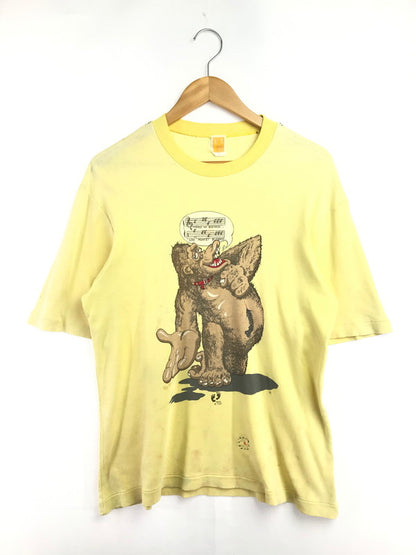 【現状渡し品】【メンズ】 HANG TEN ハン テン 80's GORILLA T-SHIRT 80年代 ゴリラ Ｔシャツ トップス ヴィンテージ 146-260604-rt-26-tagh サイズ：L カラー：イエロー 万代Net店