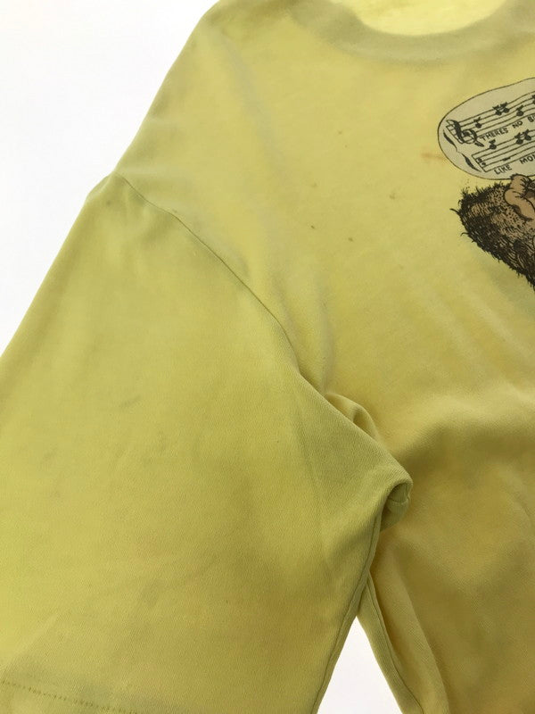 【現状渡し品】【メンズ】 HANG TEN ハン テン 80's GORILLA T-SHIRT 80年代 ゴリラ Ｔシャツ トップス ヴィンテージ 146-260604-rt-26-tagh サイズ：L カラー：イエロー 万代Net店