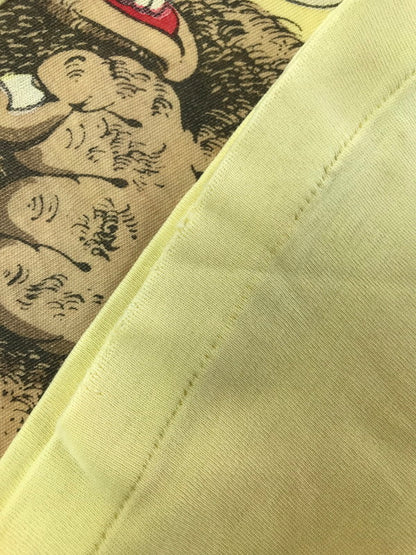 【現状渡し品】【メンズ】 HANG TEN ハン テン 80's GORILLA T-SHIRT 80年代 ゴリラ Ｔシャツ トップス ヴィンテージ 146-260604-rt-26-tagh サイズ：L カラー：イエロー 万代Net店