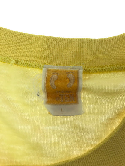 【現状渡し品】【メンズ】 HANG TEN ハン テン 80's GORILLA T-SHIRT 80年代 ゴリラ Ｔシャツ トップス ヴィンテージ 146-260604-rt-26-tagh サイズ：L カラー：イエロー 万代Net店
