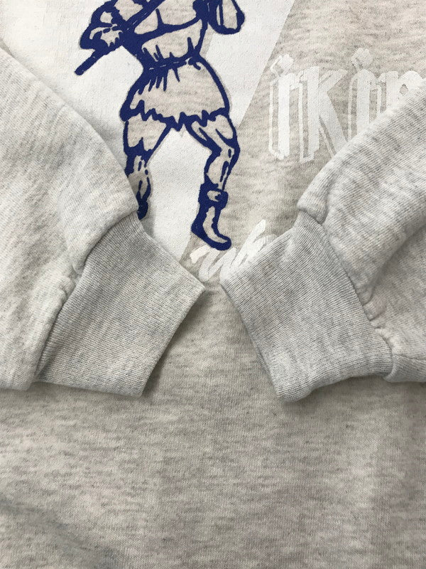 【中古品】【メンズ】 JERZEES ジャージーズ 90's VIKING WRESTLING SWEATSHIRT USA製 90年代 バイキング レスリング スウェットシャツ トレーナー トップス 146-260503-rt-06-tag サイズ：L カラー：グレー 万代Net店