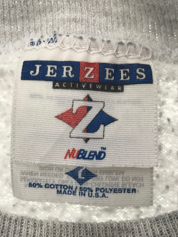 【中古品】【メンズ】 JERZEES ジャージーズ 90's VIKING WRESTLING SWEATSHIRT USA製 90年代 バイキング レスリング スウェットシャツ トレーナー トップス 146-260503-rt-06-tag サイズ：L カラー：グレー 万代Net店