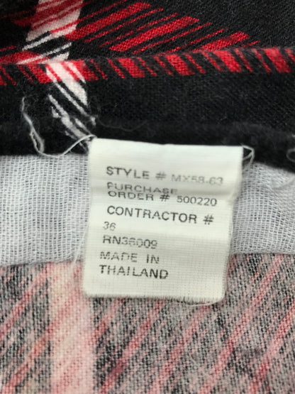 【中古品】【メンズ】 CALVIN KLEIN カルバン クライン 90～00's LS FLANNEL SHIRT ロングスリーブ フランネル シャツ トップス 141-260522-rt-15-tagh サイズ：L カラー：レッド 万代Net店