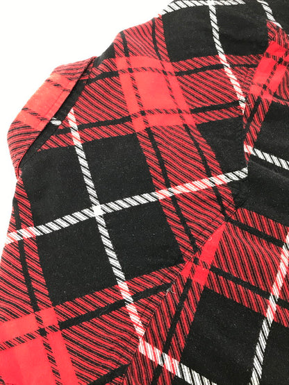 【中古品】【メンズ】 CALVIN KLEIN カルバン クライン 90～00's LS FLANNEL SHIRT ロングスリーブ フランネル シャツ トップス 141-260522-rt-15-tagh サイズ：L カラー：レッド 万代Net店