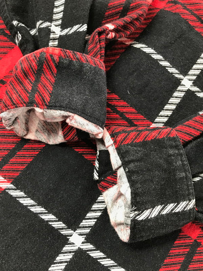 【中古品】【メンズ】 CALVIN KLEIN カルバン クライン 90～00's LS FLANNEL SHIRT ロングスリーブ フランネル シャツ トップス 141-260522-rt-15-tagh サイズ：L カラー：レッド 万代Net店