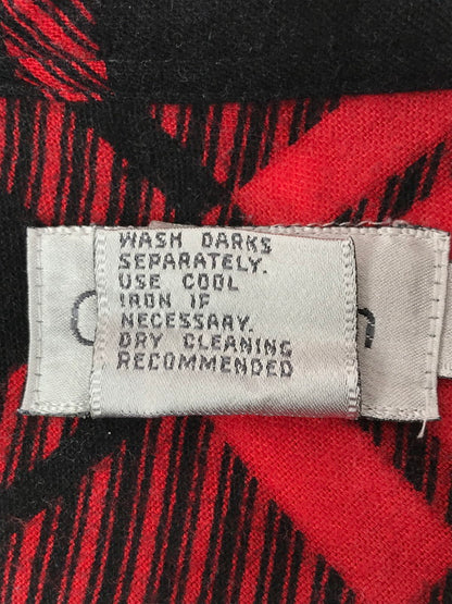 【中古品】【メンズ】 CALVIN KLEIN カルバン クライン 90～00's LS FLANNEL SHIRT ロングスリーブ フランネル シャツ トップス 141-260522-rt-15-tagh サイズ：L カラー：レッド 万代Net店