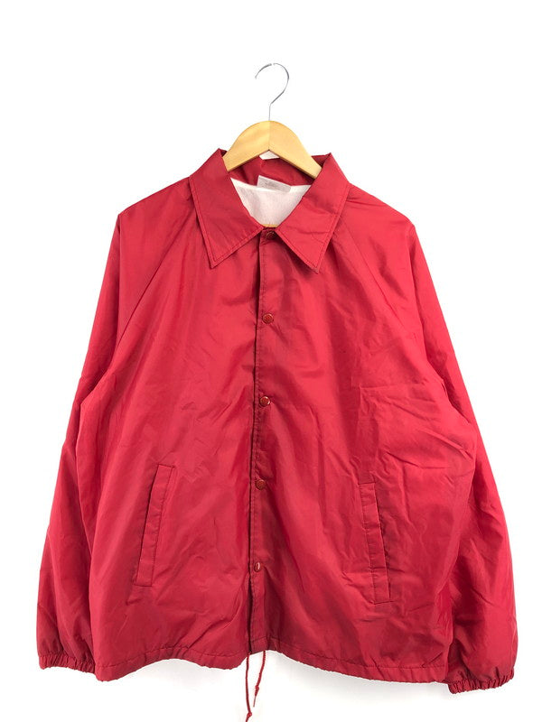 【現状渡し品】【メンズ】 AUBURN SPORTSWEAR アーバンスポーツウェア 80'S-90'S COACH JACKET 80年代-90年代 コーチジャケット ライトアウター USA製 146-260509-na-18-tag サイズ：XL カラー：レッド 万代Net店