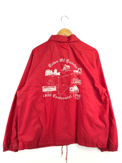 【現状渡し品】【メンズ】 AUBURN SPORTSWEAR アーバンスポーツウェア 80'S-90'S COACH JACKET 80年代-90年代 コーチジャケット ライトアウター USA製 146-260509-na-18-tag サイズ：XL カラー：レッド 万代Net店
