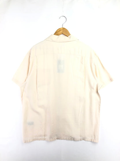 【中古美品】【メンズ】 BRIXTON ブリクストン BUNKER S/S SHIRT 01269 バンカー ショートスリーブ シャツ 開襟シャツ トップス 142-260509-rt-04-tag サイズ：L カラー：ホワイト 万代Net店