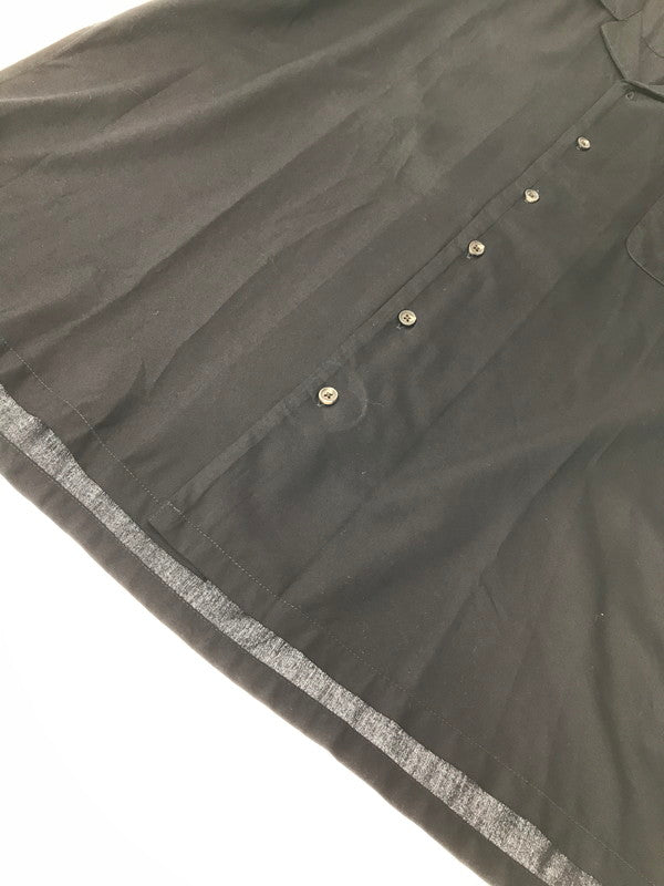 【中古品】【メンズ】 BRIXTON ブリクストン BUNKER S/S WVN 01269 オープンカラーシャツ 半袖シャツ 142-260520-na-25-tagh サイズ：L カラー：ブラック 万代Net店