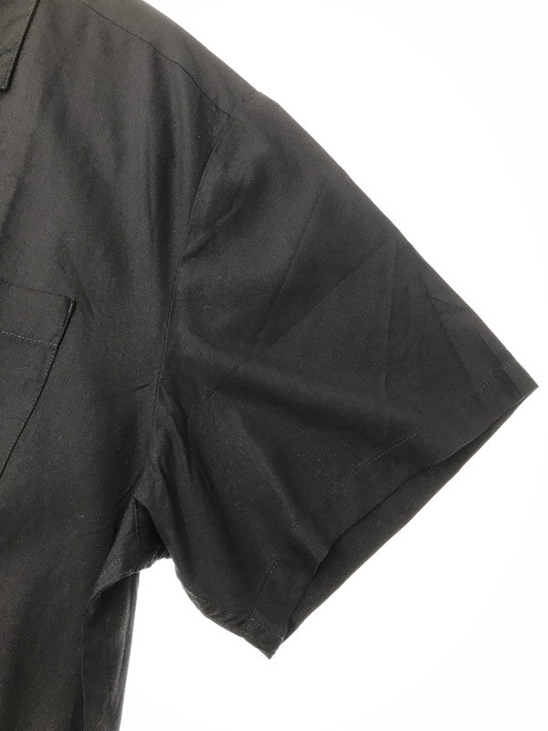【中古品】【メンズ】 BRIXTON ブリクストン BUNKER S/S WVN 01269 オープンカラーシャツ 半袖シャツ 142-260520-na-25-tagh サイズ：L カラー：ブラック 万代Net店