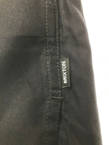【中古品】【メンズ】 BRIXTON ブリクストン BUNKER S/S WVN 01269 オープンカラーシャツ 半袖シャツ 142-260520-na-25-tagh サイズ：L カラー：ブラック 万代Net店