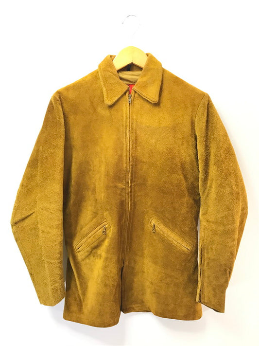 【現状渡し品】【メンズ】 WHEELS OF MAN ホイール オブ マン 60～70's SUEDE LEATHER JACKET スエード レザー ジャケット TALONジッパー ヴィンテージ アウター 146-260425-rt-20-tagh カラー：キャメル 万代Net店