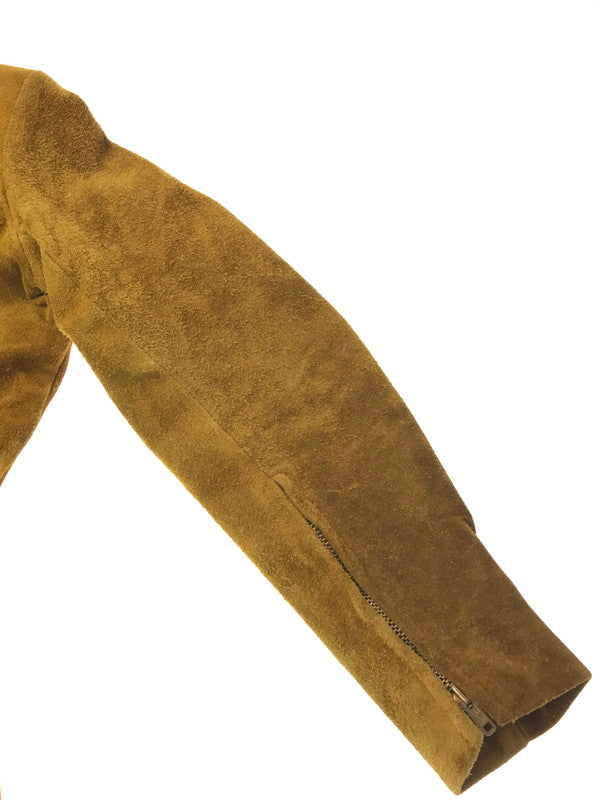 【現状渡し品】【メンズ】 WHEELS OF MAN ホイール オブ マン 60～70's SUEDE LEATHER JACKET スエード レザー ジャケット TALONジッパー ヴィンテージ アウター 146-260425-rt-20-tagh カラー：キャメル 万代Net店