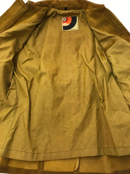 【現状渡し品】【メンズ】 WHEELS OF MAN ホイール オブ マン 60～70's SUEDE LEATHER JACKET スエード レザー ジャケット TALONジッパー ヴィンテージ アウター 146-260425-rt-20-tagh カラー：キャメル 万代Net店