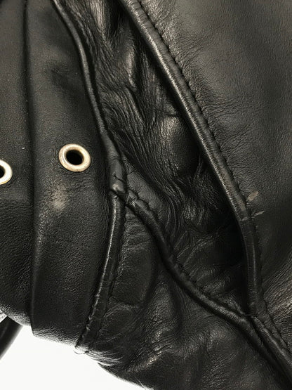 【中古品】【メンズ】 SCHOTT ショット DOUBLE RIDERS JACKET LOT618 USA製 ダブルライダース ジャケット アウター 145-260425-rt-05-tagh サイズ：34 カラー：ブラック 万代Net店