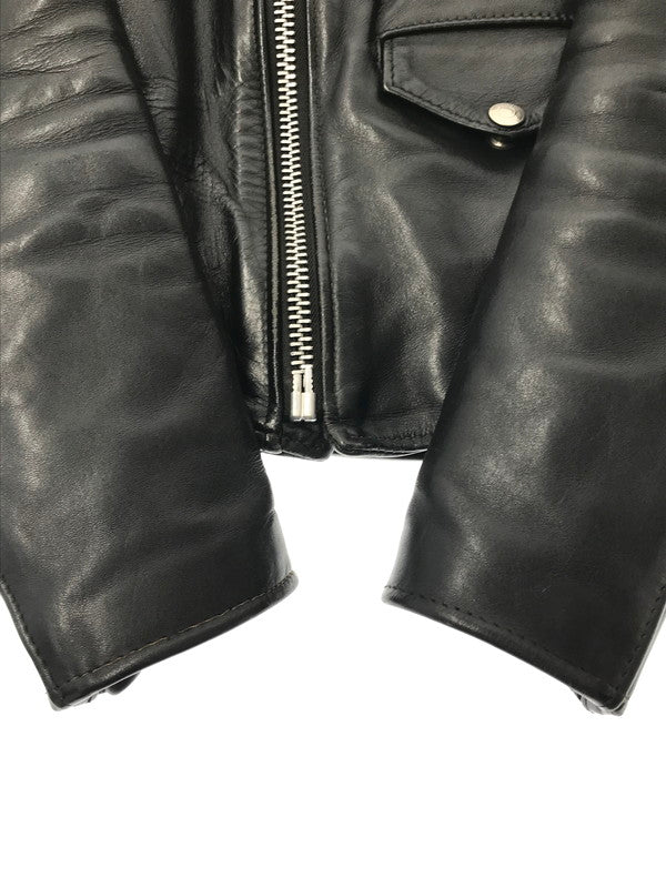 【中古品】【メンズ】 SCHOTT ショット DOUBLE RIDERS JACKET LOT618 USA製 ダブルライダース ジャケット アウター 145-260425-rt-05-tagh サイズ：34 カラー：ブラック 万代Net店