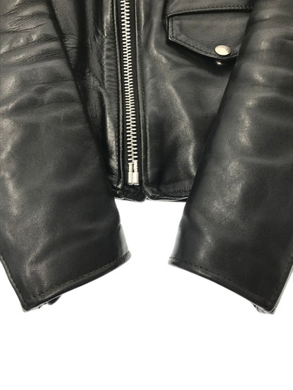 【中古品】【メンズ】 SCHOTT ショット DOUBLE RIDERS JACKET LOT618 USA製 ダブルライダース ジャケット アウター 145-260425-rt-05-tagh サイズ：34 カラー：ブラック 万代Net店