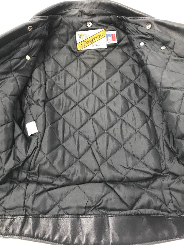 【中古品】【メンズ】 SCHOTT ショット DOUBLE RIDERS JACKET LOT618 USA製 ダブルライダース ジャケット アウター 145-260425-rt-05-tagh サイズ：34 カラー：ブラック 万代Net店