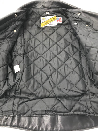 【中古品】【メンズ】 SCHOTT ショット DOUBLE RIDERS JACKET LOT618 USA製 ダブルライダース ジャケット アウター 145-260425-rt-05-tagh サイズ：34 カラー：ブラック 万代Net店