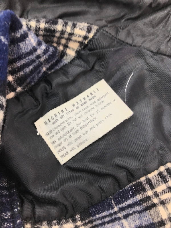【中古品】【メンズ】 PENDLETON ペンドルトン 70's WOOL CHECK SHIRT USA製 70年代 ウール チェック シャツ トップス 長袖シャツ 146-260820-rt-08-tag サイズ：L カラー：ブルー 万代Net店