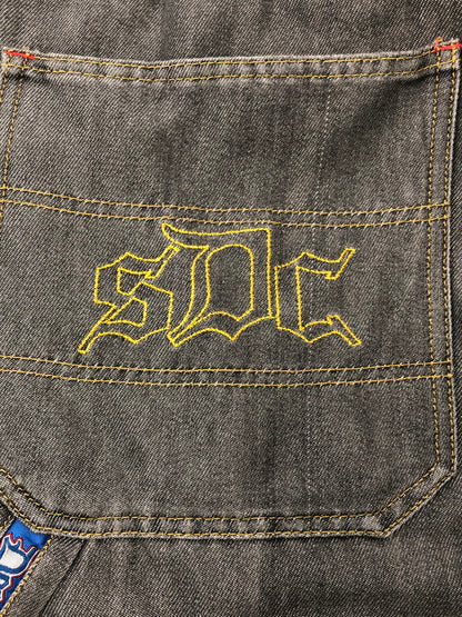 【中古品】【メンズ】 SNOOP DOGG CLOTHING COMPANY スヌープ ドッグ クローシング カンパニー 90's～00's PAINTER DENIM PANTS ペインター デニムパンツ ボトムス 153-260426-rt-12-tagh サイズ：38 カラー：グレー 万代Net店