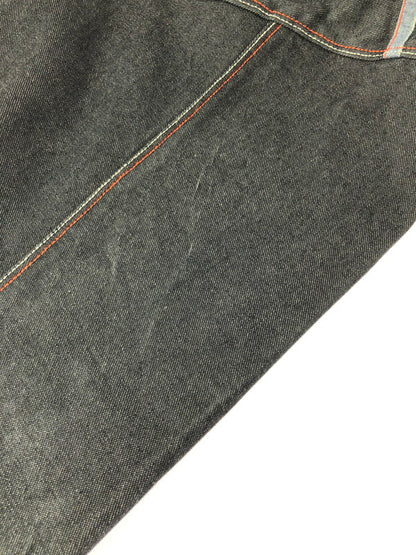 【中古品】【メンズ】 PLATINUM FUBU プラチナム フブ FAT ALBERT DENIM JACKET ファット アルバート デニムジャケット 142-260426-rt-05-tagh サイズ：XL カラー：ブラック 万代Net店