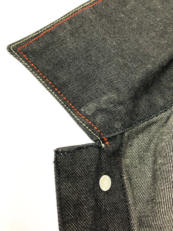 【中古品】【メンズ】 PLATINUM FUBU プラチナム フブ FAT ALBERT DENIM JACKET ファット アルバート デニムジャケット 142-260426-rt-05-tagh サイズ：XL カラー：ブラック 万代Net店