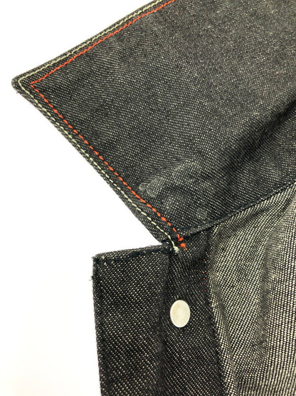 【中古品】【メンズ】 PLATINUM FUBU プラチナム フブ FAT ALBERT DENIM JACKET ファット アルバート デニムジャケット 142-260426-rt-05-tagh サイズ：XL カラー：ブラック 万代Net店